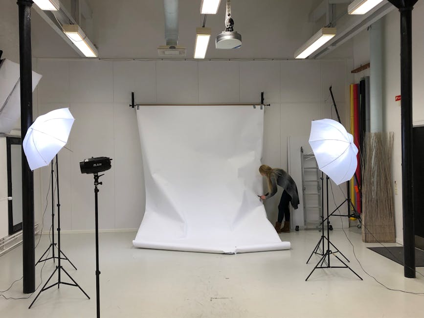 A professional photography studio in Nashville with modern equipment and a relaxed atmosphere