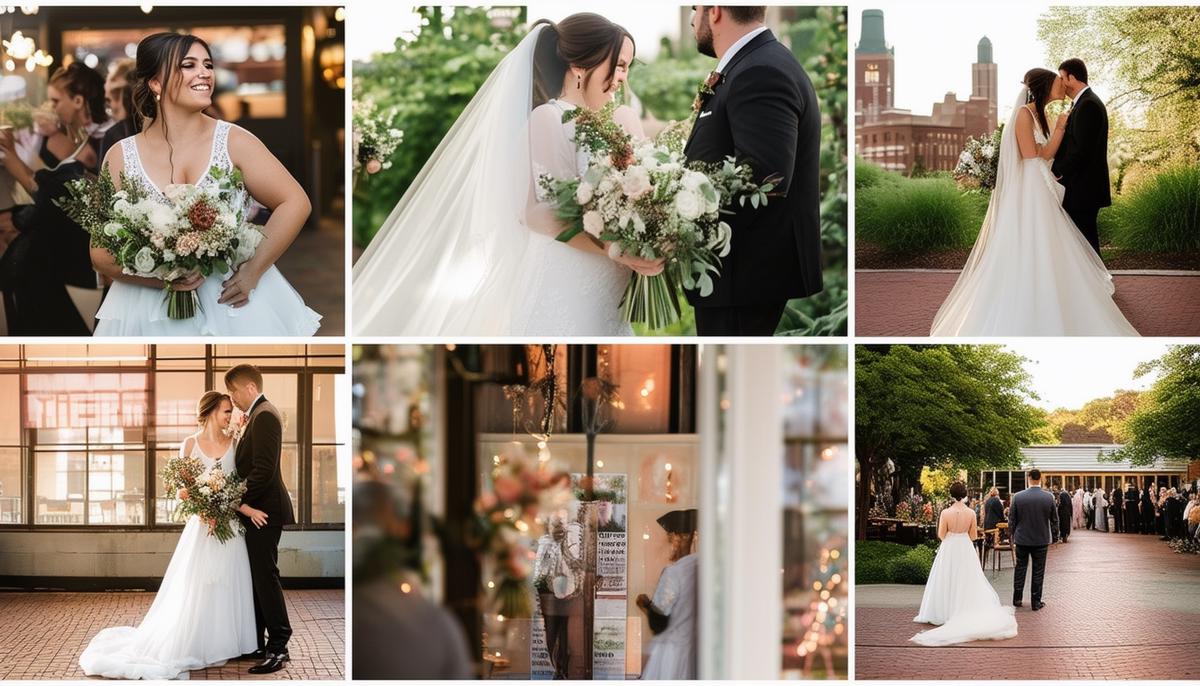 nashville wedding collage