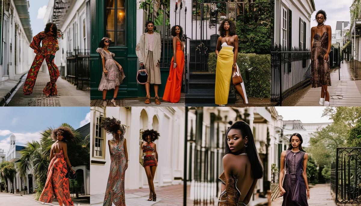 new orleans fashion photographers collage