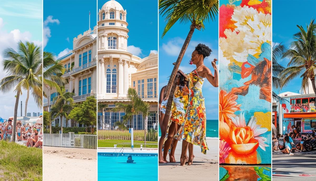 palm beach photography collage