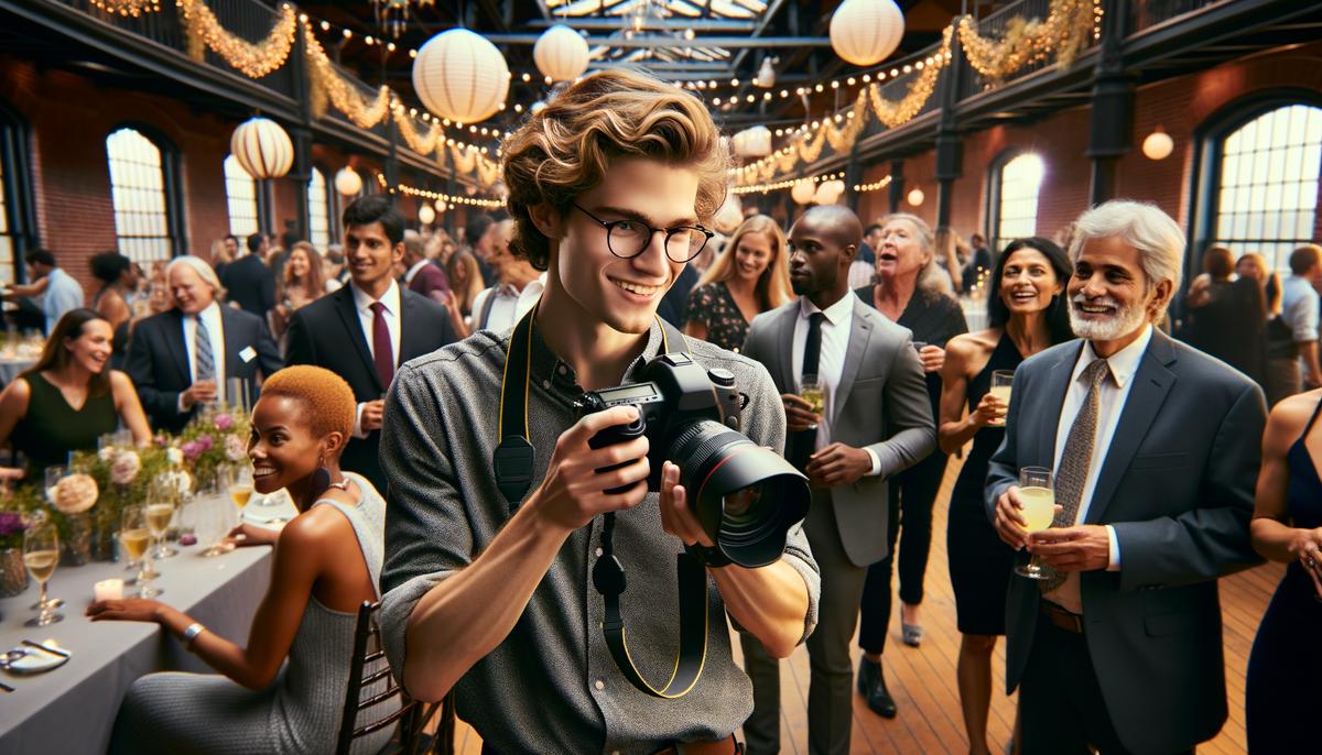 photographer at boston charity event