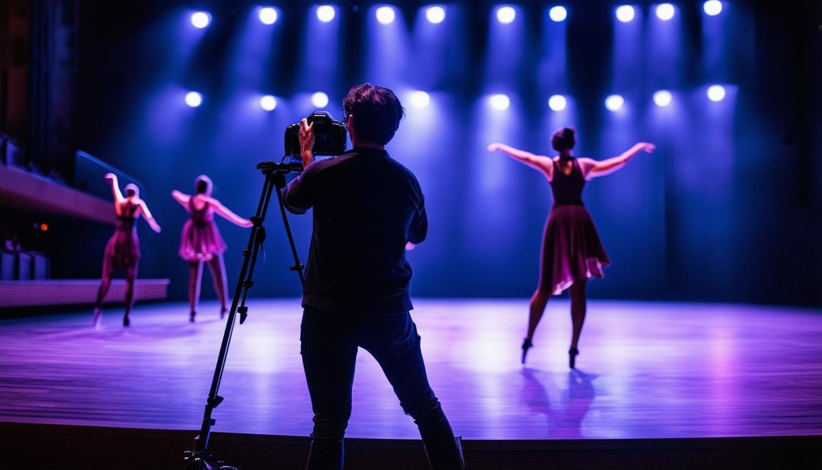 photographer at performing arts center
