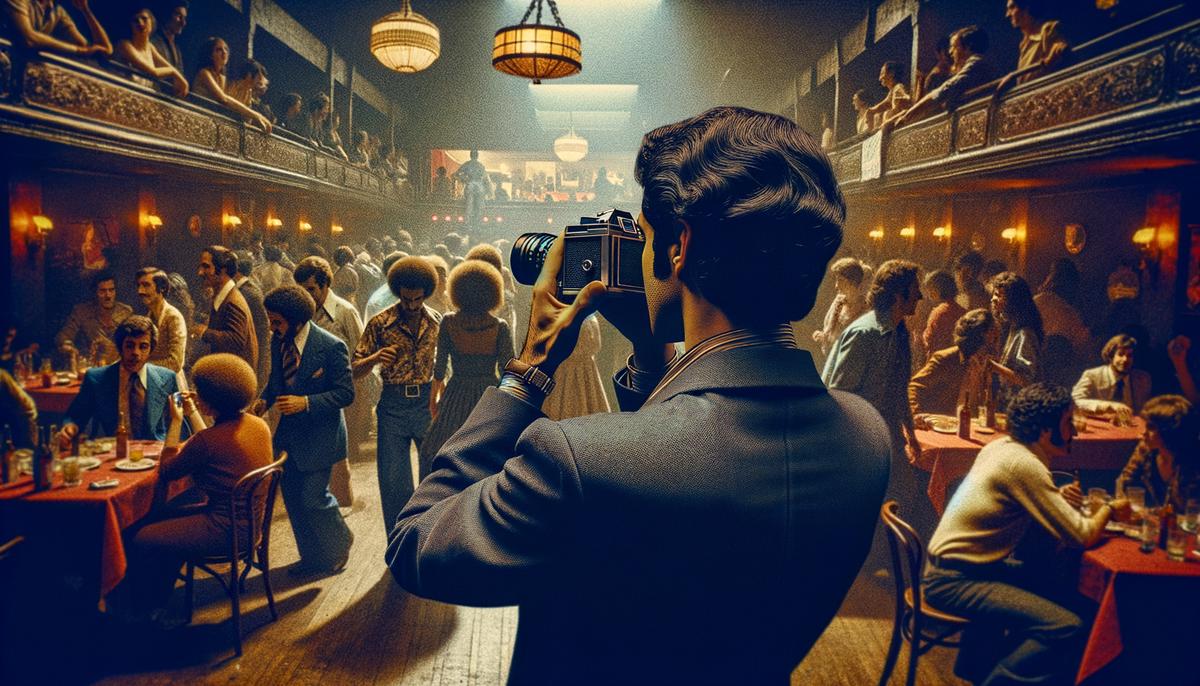 photographer capturing boston nightlife