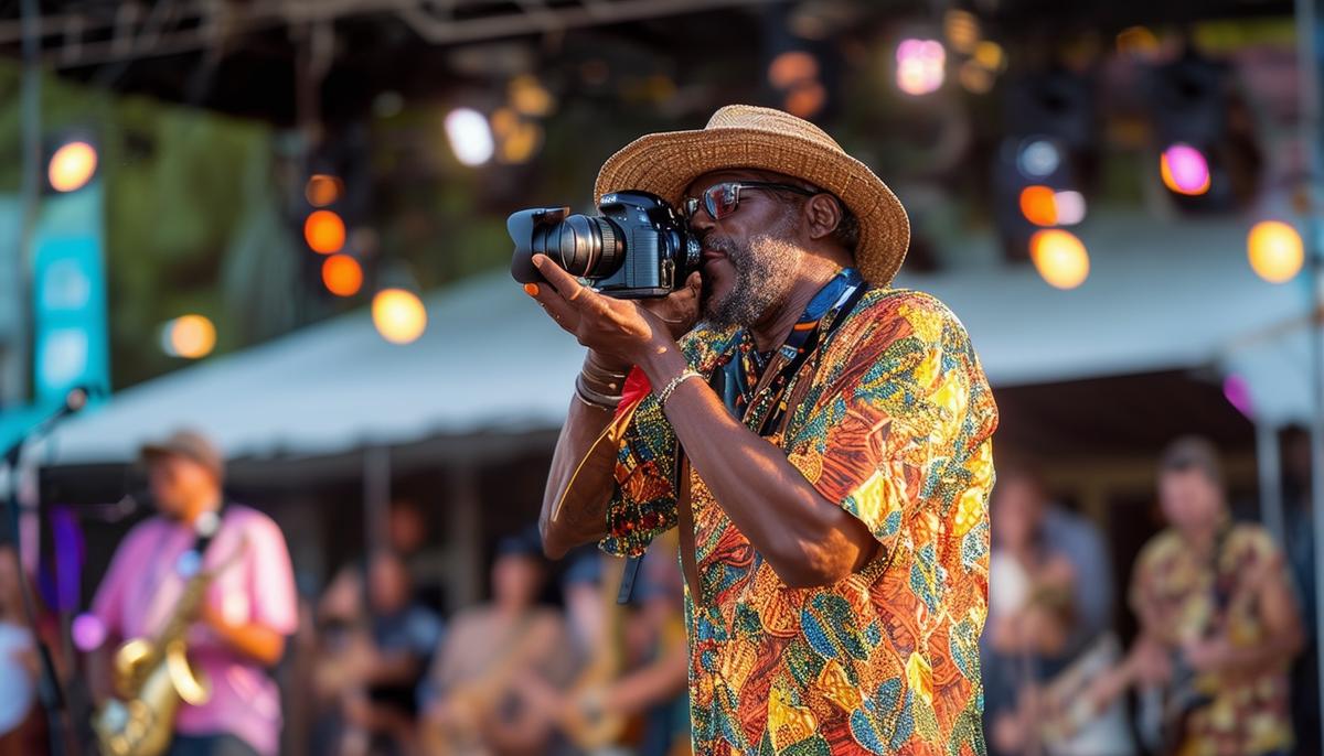 photographer capturing jazz performance