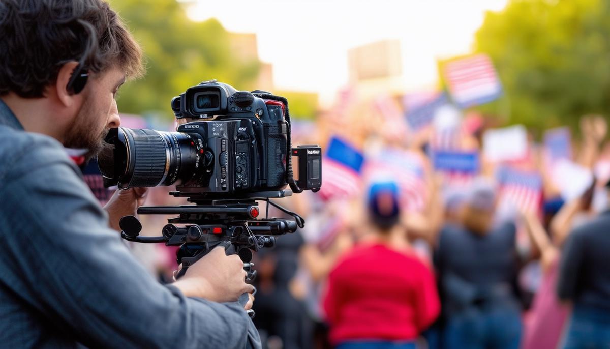 photographer political rally