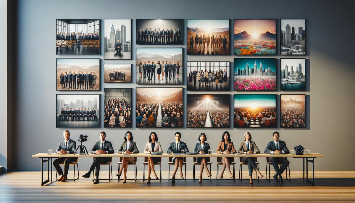 A showcase of diverse photographer portfolios featuring business events in Albuquerque