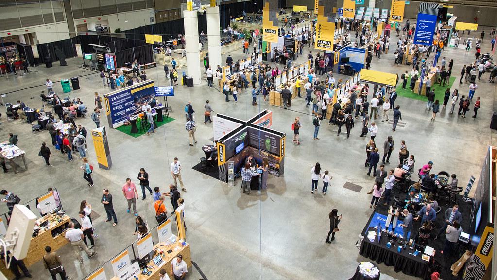 photographing trade shows