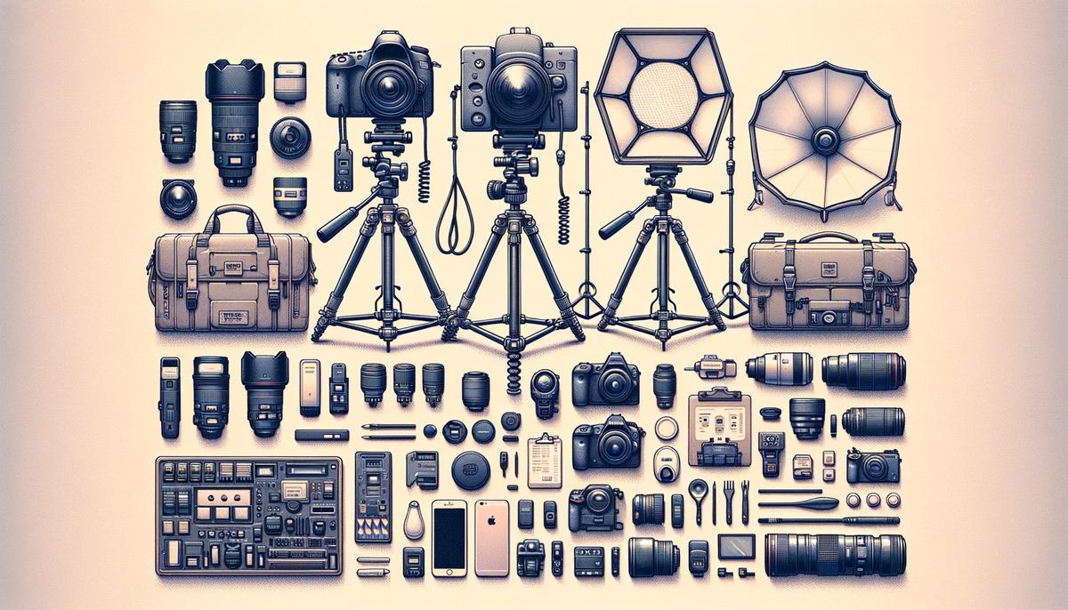 A visual comparison of three different event photography packages, from amateur to professional