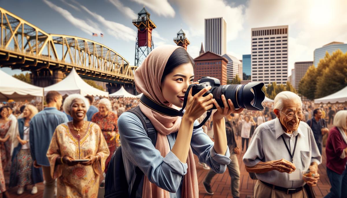portland event photographer in action