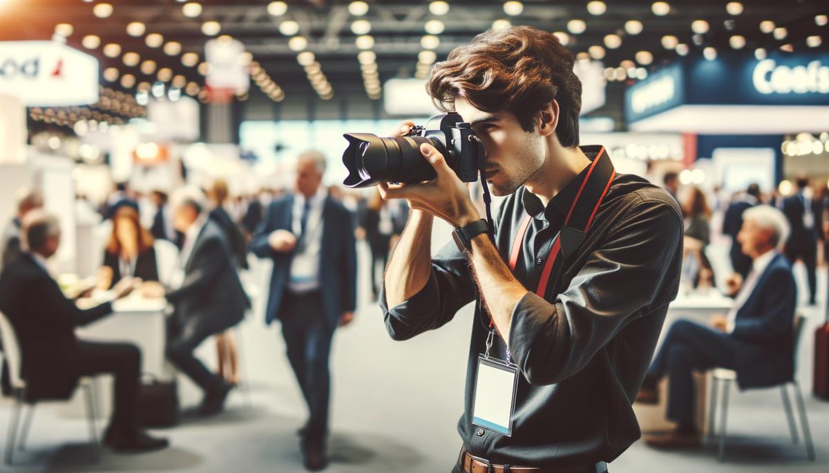 professional event photographer trade show coverage