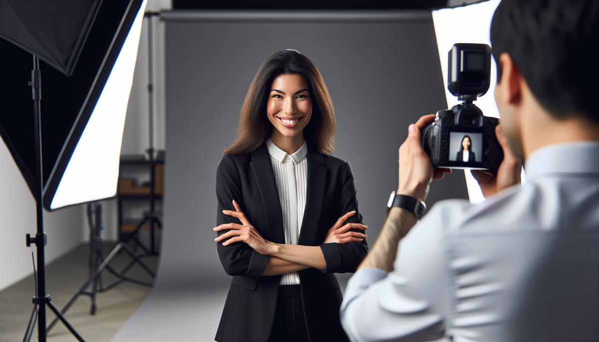professional headshot session