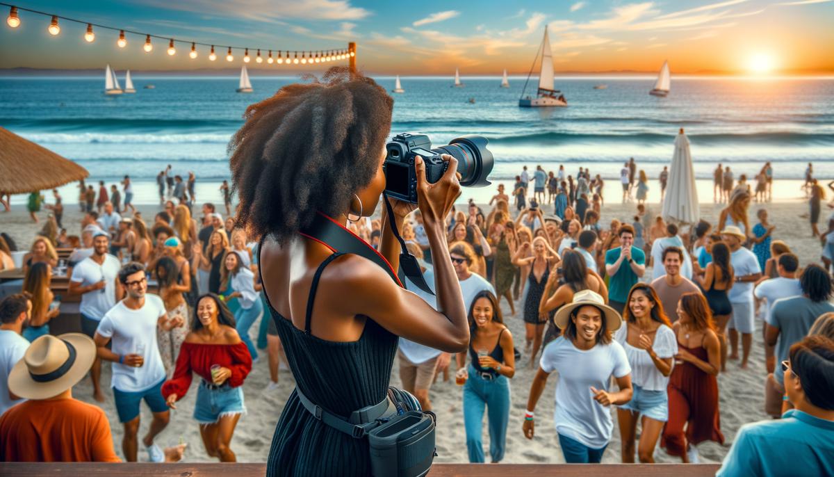 professional photographer beach event