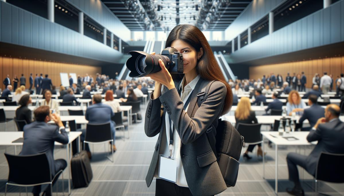 professional photographer conference hall