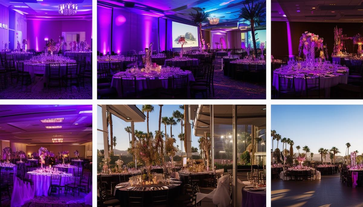 A collection of images representing various San Diego event photography case studies