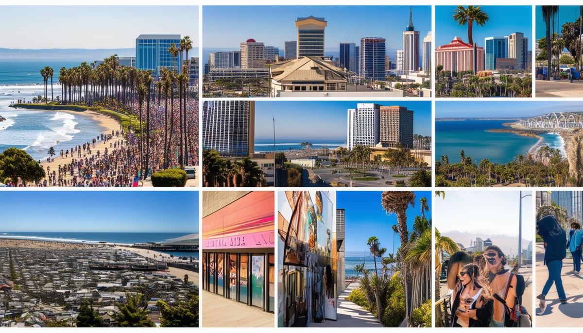 san diego photography collage