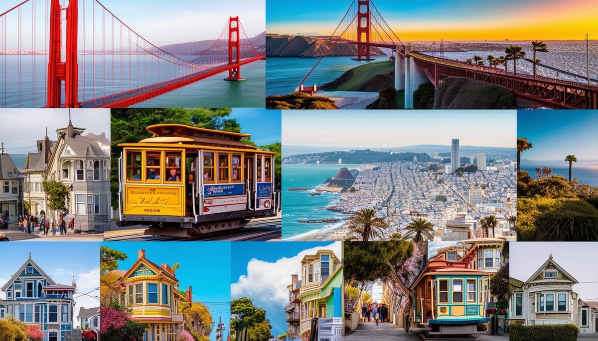 san francisco photography collage