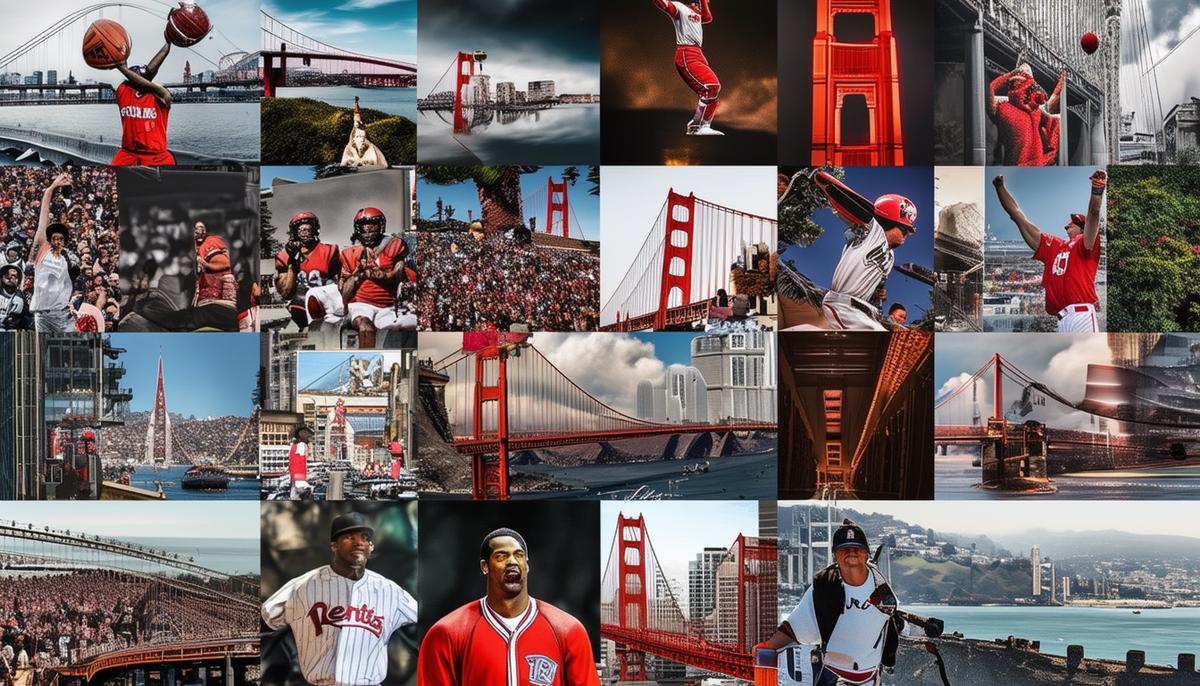 san francisco sports photography collage