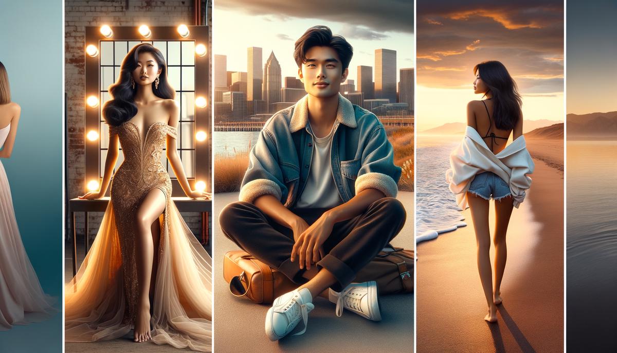 senior photo packages collage