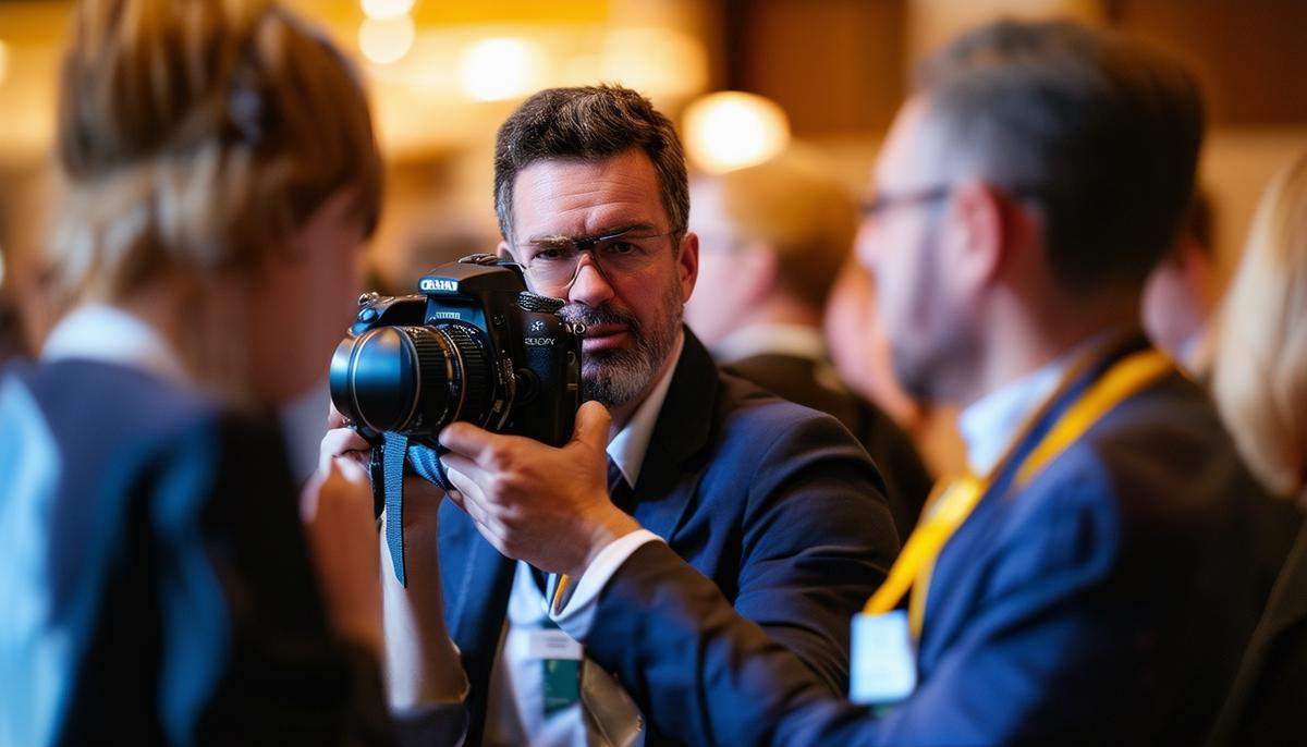 skilled corporate event photographer