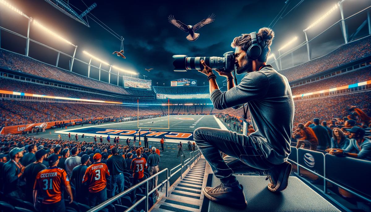 sports photographer action