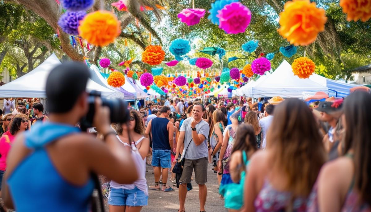 tampa festival photographer in action