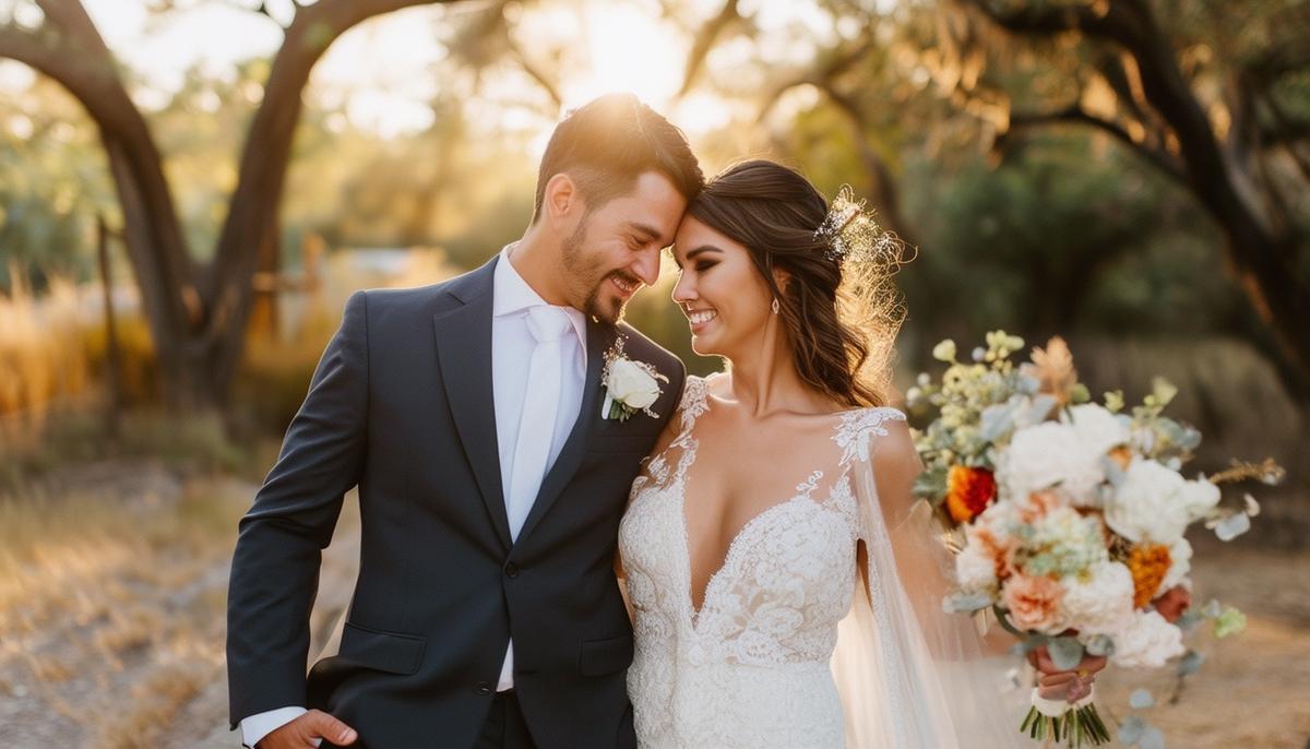 A visual representation of key tips for selecting the ideal San Antonio wedding photographer, focusing on style compatibility, portfolio consistency, personal chemistry, and comprehensive storytelling.