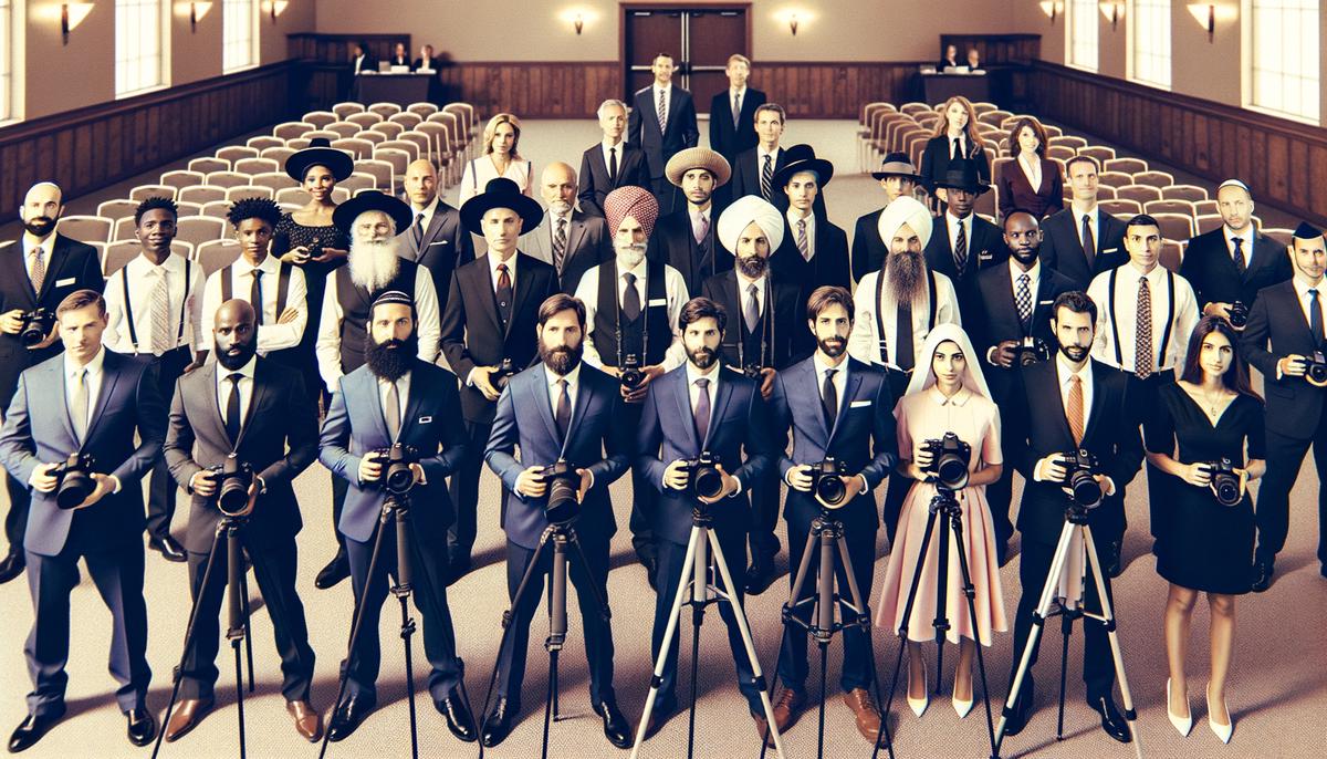 A group of top Bar Mitzvah photographers in New Jersey.