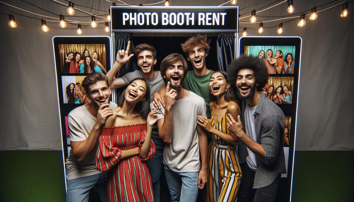 vibrant miami photo booth rental