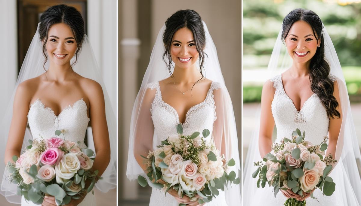 A visual comparison of three wedding photography packages, showing increasing levels of service and quality