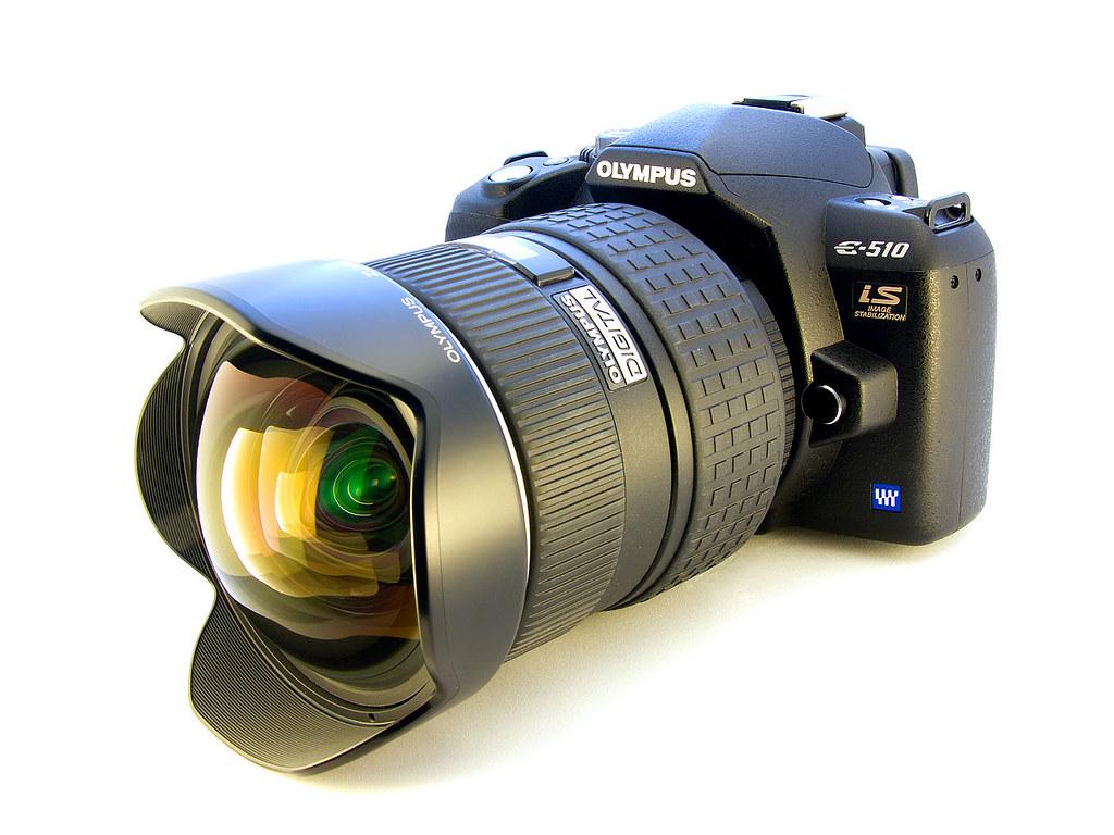 Wide-angle and telephoto lenses used for conference photography