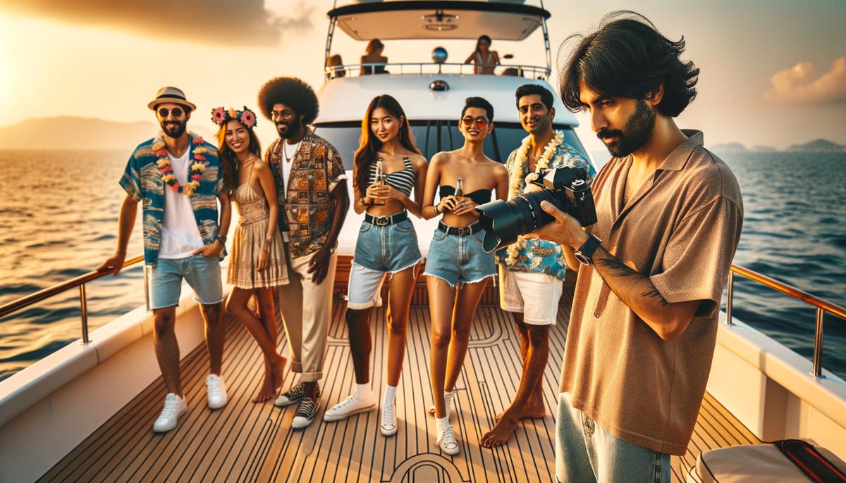yacht photography capturing candid moments at sea